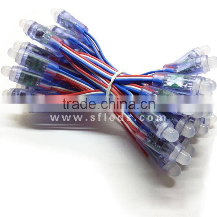 DC12V Bullet Led 12mm Waterproof IP68 WS2811 Pixel Addressable RGB Lighting