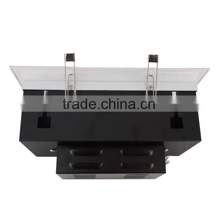 Aluminum lamp body material and led light source square recessed spot lights replace metal halogen lamp