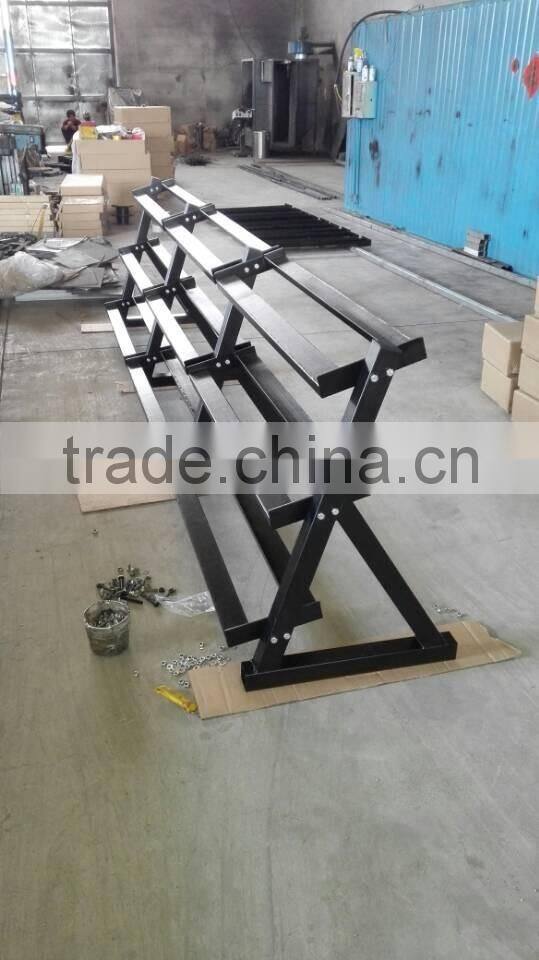 2 tier dumbbell rack/dumbbell rack/round dumbbell racks
