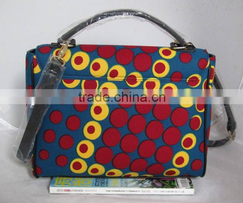 Top quality Designed african wax fabric bag all kinds of ankara fabric handbag
