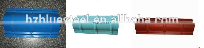 High Speed With CE Standard Metal Roof Ridge Rolling Machine, Step Ridge Cap Roll Forming Machine