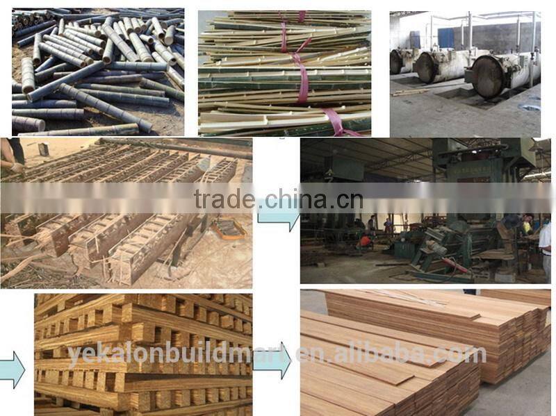 New Arrival Fashional Mahogany Color Flooring Teak Color Bamboo Flooring Decoration Building Materials