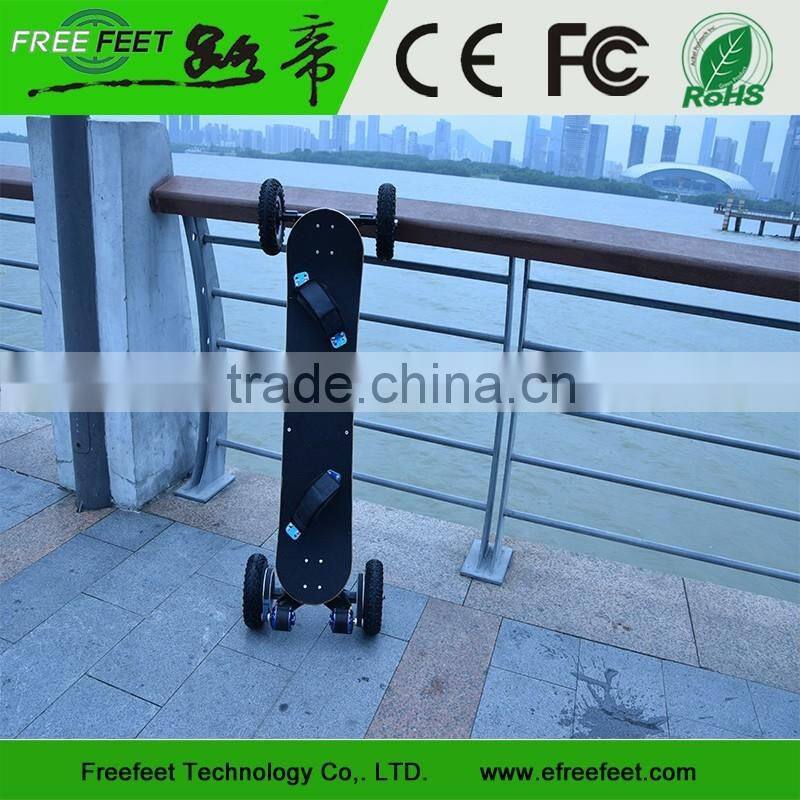 2000W outdoor dual motor K9 skateboard/hoverboard electric skateboard with offroad tyre