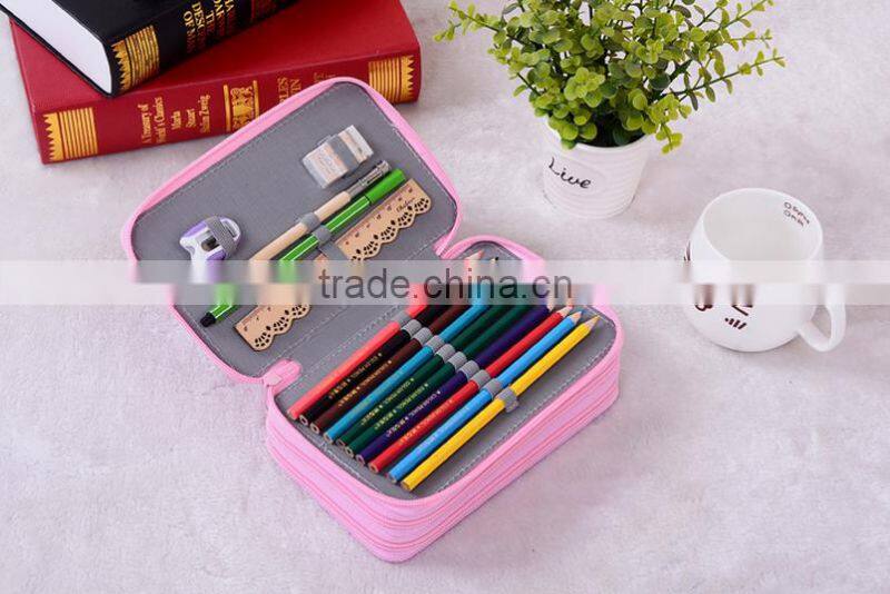 Portable multifunctional plastic pen display case