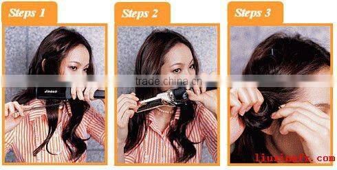 Aluminum professional wave hair curling tong D003&D004
