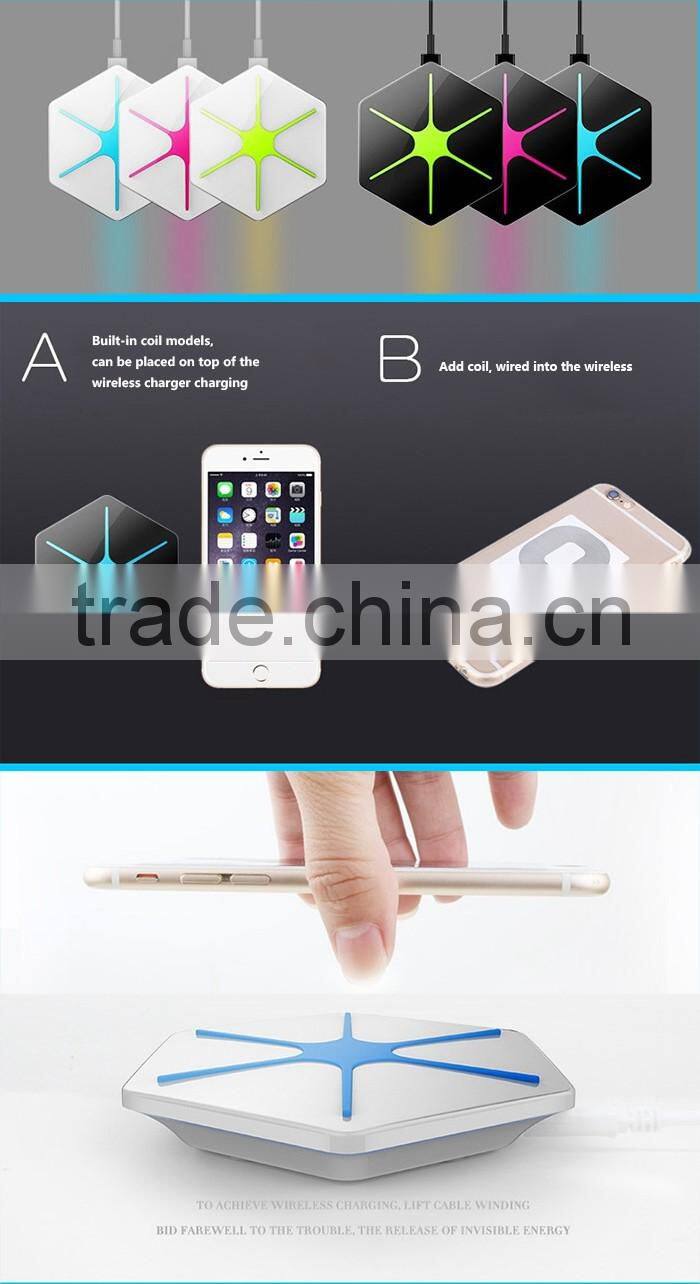 Hot selling new products qi wireless charger for huawei honor 7