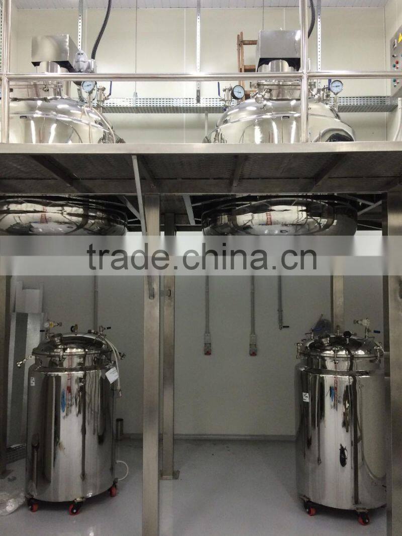 Gelatine Melting Tank and Gelatine Preparation Tank With Platform And Control Panel