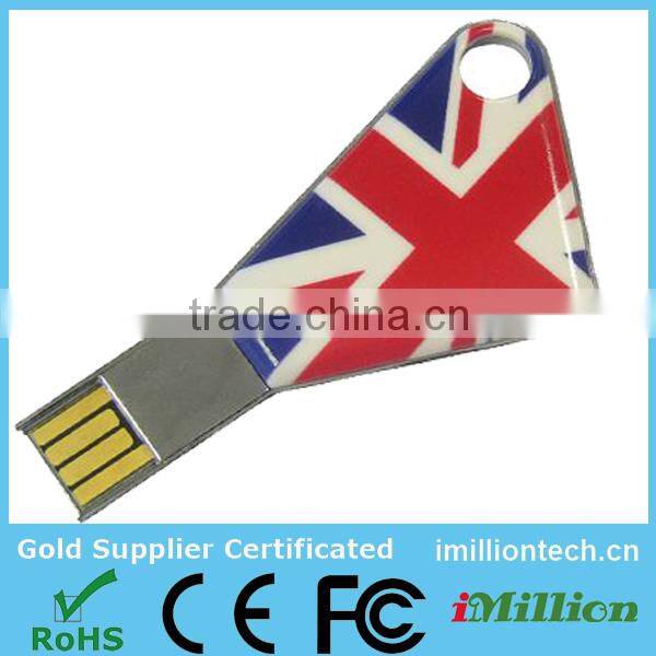 gadgets for office metal key shape 4GB stock usb sticks buy from alibaba