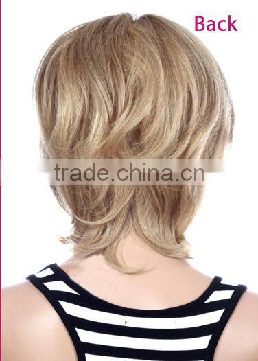 Synthetic wig lace u part artificial synthetic lace front wig