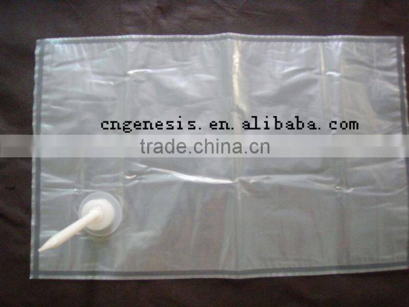 reusable pouch with valve /plastic bag in box