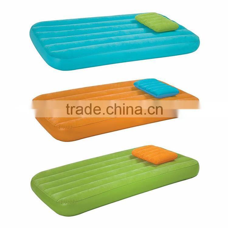 Inflatable bed, inflatable bed with slide