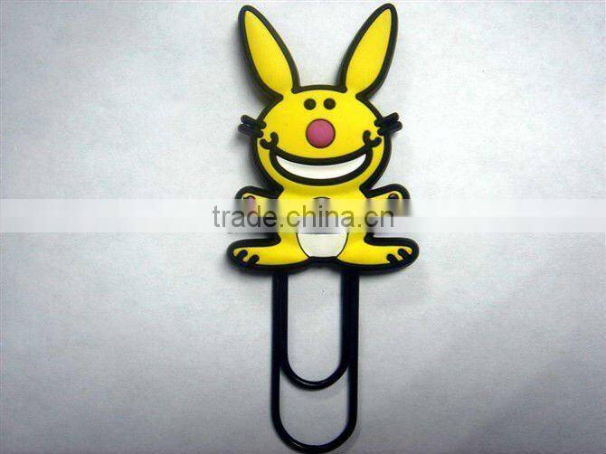 custom soft PVC promotion bookmark