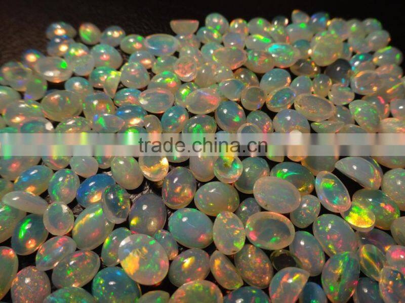 opal cabs, mixed shape, mm size
