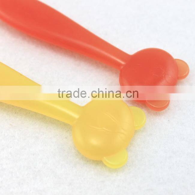 colourful plastic spoon