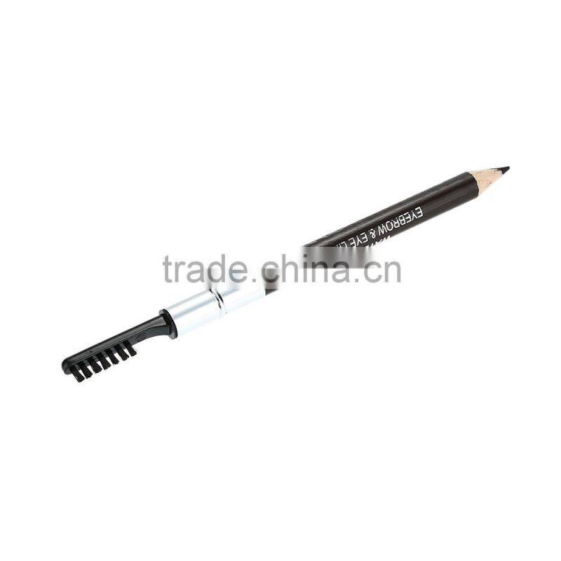 Easy to Color Eyebrow Pencil Cosmetic Waterproof Makeup Tool With Brush