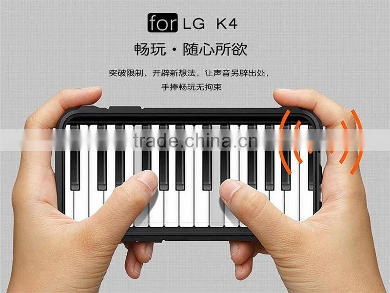 mobile phone case factory for lg k4 cover, for lg k4 plastic tpu hybrid armor combo back cover