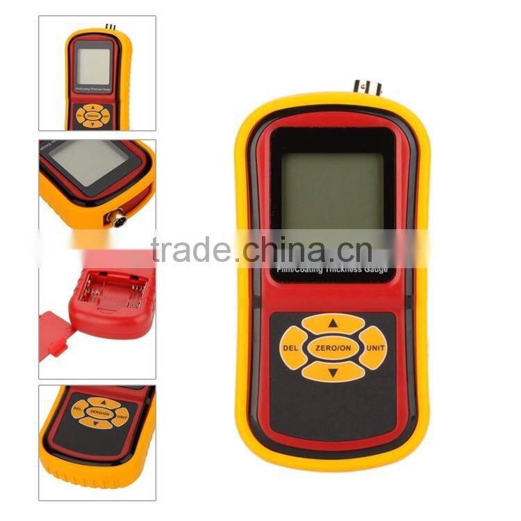 LCD Digital Film Coating Thickness Gauge Smart Sensor Paint Thickness Metemodel ultrasonic test equipment