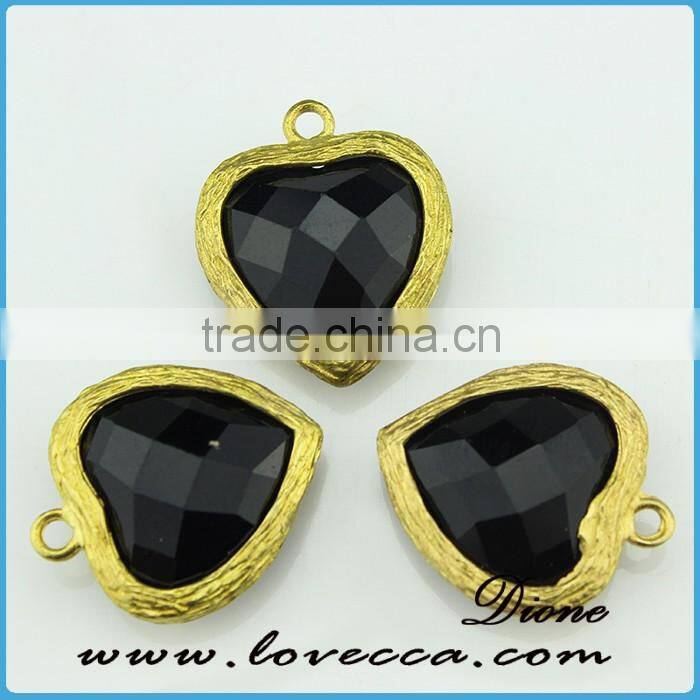Guangzhou Hot Selling Fashion High Quality Jewelry Making Accessories Glass Stone Pendant