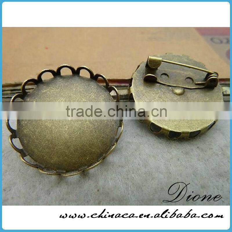 New vintage wholesale antiqued broned brass tray C&A fashion jewelry findings