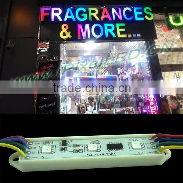 Good news !5050 highlight ws2801 digital led backlight module for signboard