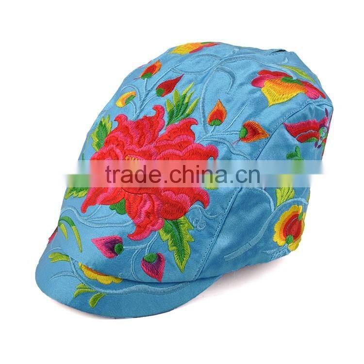 Luckybags manufacturer flower snapback hats custom embroidery snapback hats wholesale hip hop snapback