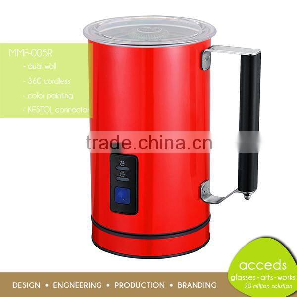 Stainless Steel One-Touch Operation Coffee Cappuccino Milk Frother