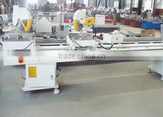 Double mitre saw aluminum profile cutting machine