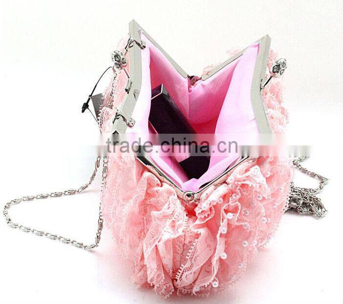 Elegant Fashion party bag lace evening bags lady handbags