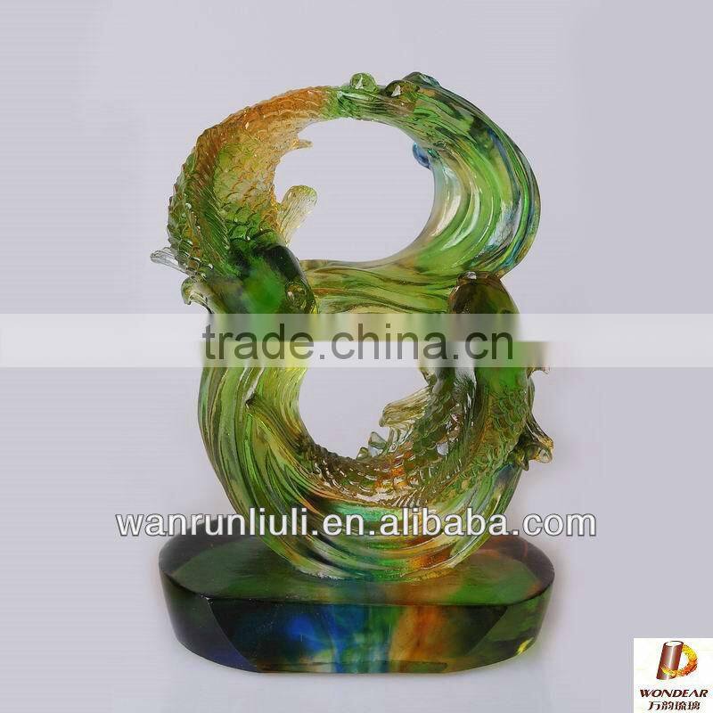 Flying Fish Crystal Decor