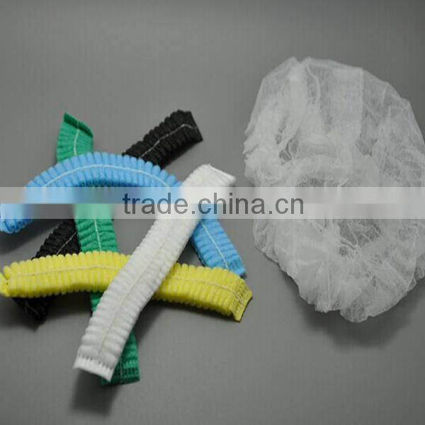 18'' Nonwoven Mob Cap With Single Elastic Band For Hospital