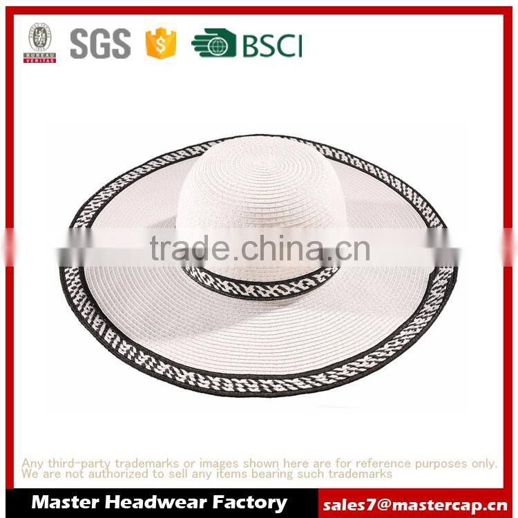 Big brim straw hat