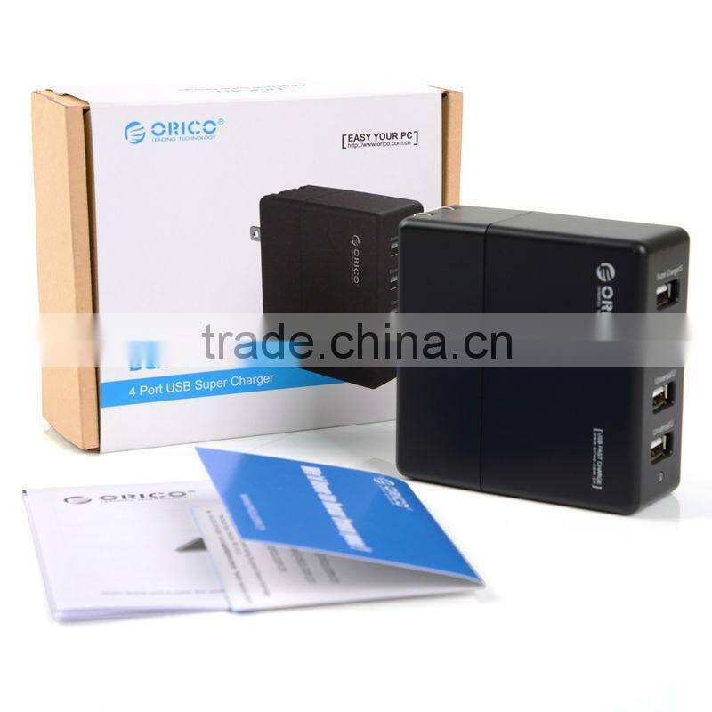 multifunction fast 5V 2A 4 ports portable travel wall usb charger