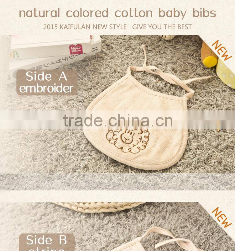 100% cotton baby bibs, scarfs and burp with exquisite embroidery catton sheep bibs
