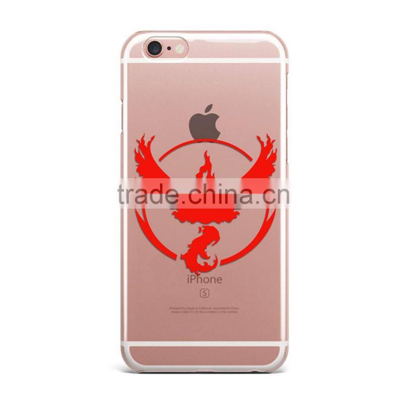Transparent Clear tpu pokemon go soft case for iphone 6 6s 7 plus tpu pokemon go soft phone case