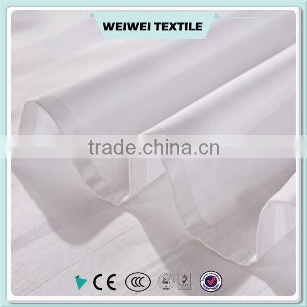 manufacturer supply 100 cotton 3cm stripe hotel fabric