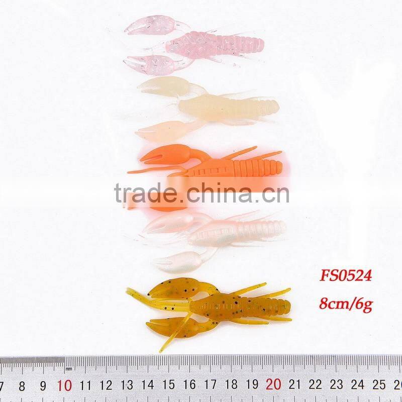 Soft Bait Fishing Bait Fishing Tackle 6g-0.211oz Soft lures 80mm-3.33"inch fishing lure