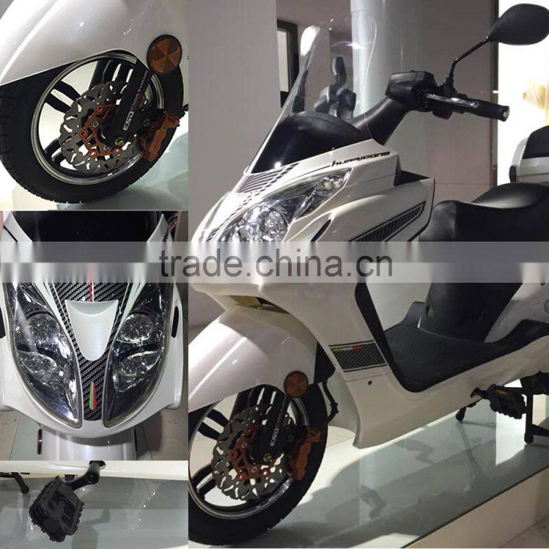 Hurricane high quality electric 2 wheel scooter motocycle with pedals 72V1500W motor 45km/h mileage range 60km/h