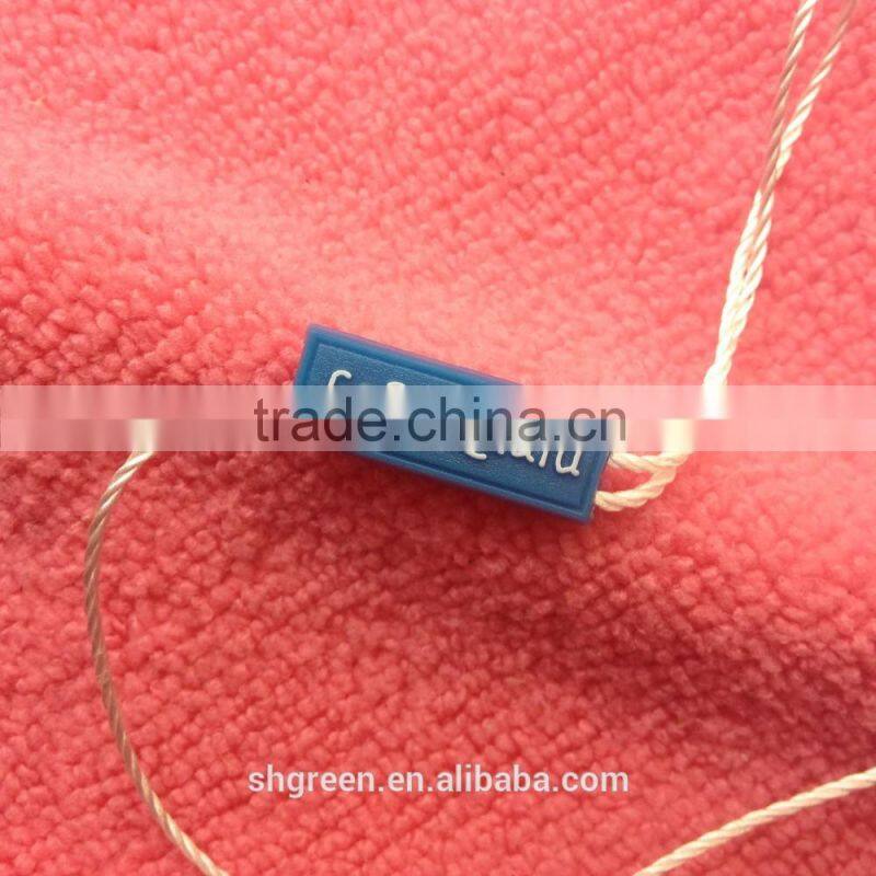 large size ABS plastic string tags,seal tags for clothing