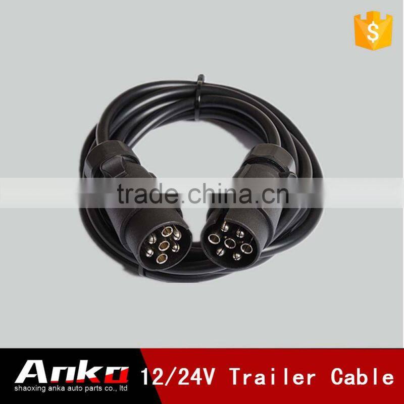 european australia 12v 24v high quality auto parts 5m 7 core truck trailer cable