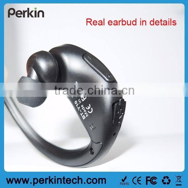 PB06 Wireless motorcycle bluetooth headset for outdoor exercise with Mic, sweatproof and ergonomic design