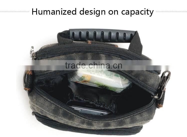 Old Style Durable Vintage Canvas Messenger Tote Men Bag