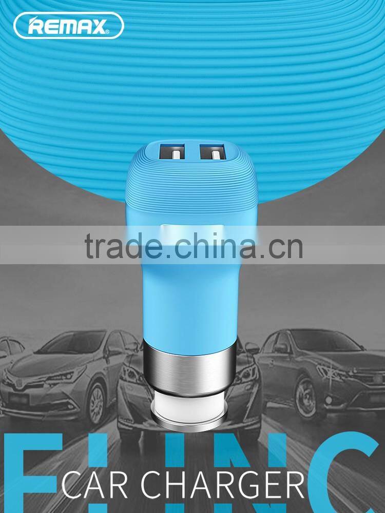 Remax 2 usb car charger for all types mobile phone