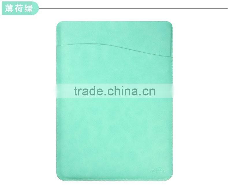 Hot Leather Laptop Sleeve Case For MacBook Air 11",AIR 13",Retina 12,13.3,15.4 inch,Case For Laptop Bag