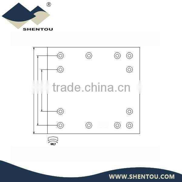 Truck Brake System WVA Brake Lining 10100400180