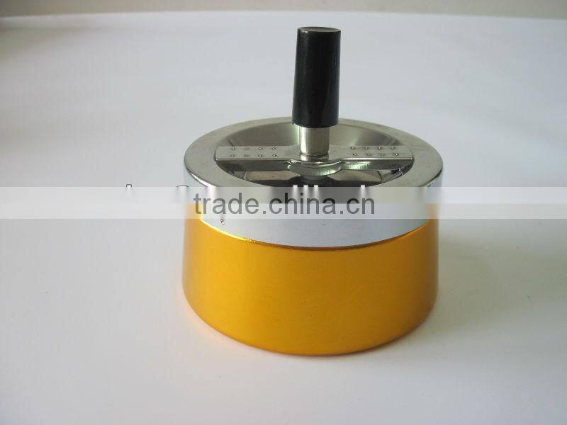 metal windproof ashtray Aluminum ashtray!! Spin metal ashtray.