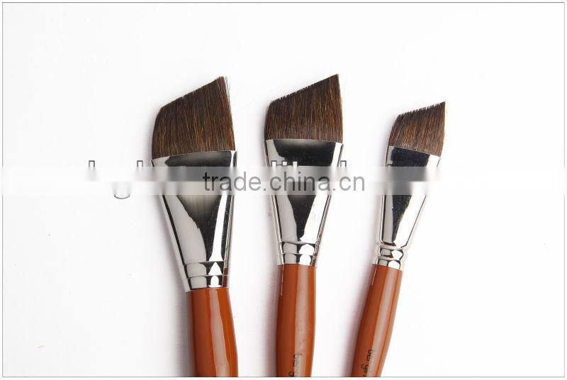 in stock BGN-246 bergino professional high qualitty angular shape hose hair artist brush