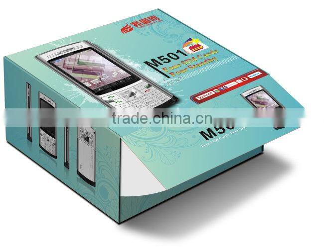 Latest design paperboard box for mobile phone