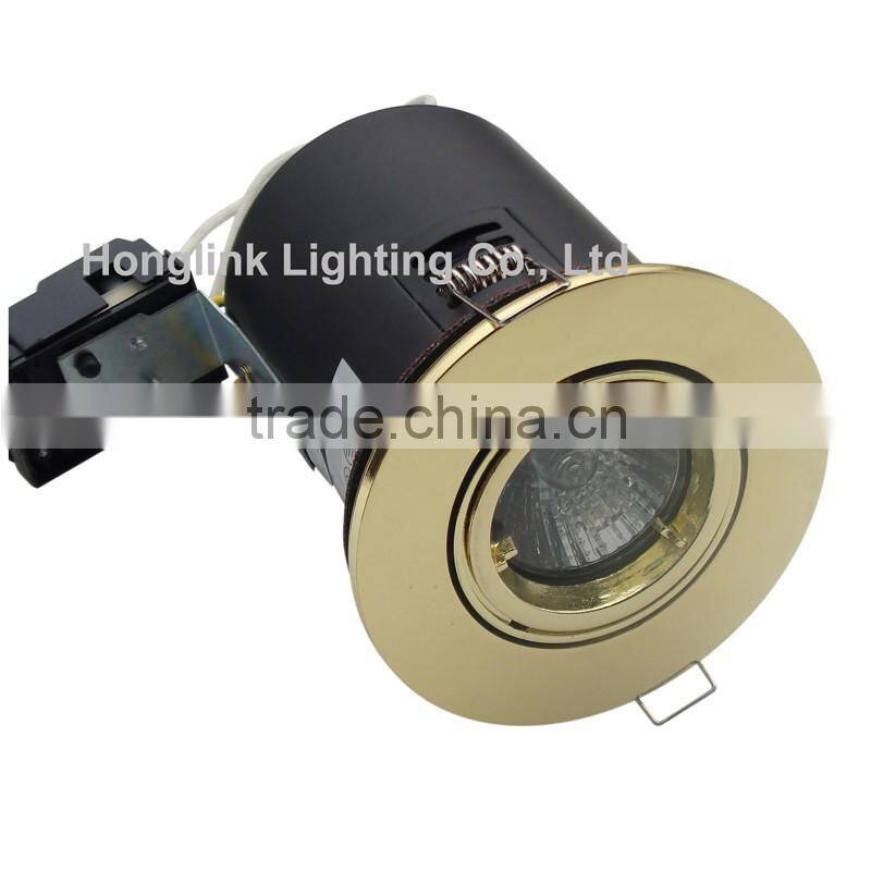 IP44 aluminum 90mins fire rated ajustable led downlight