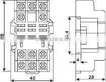 ULRelay socket PTF11AK mini relay socket
