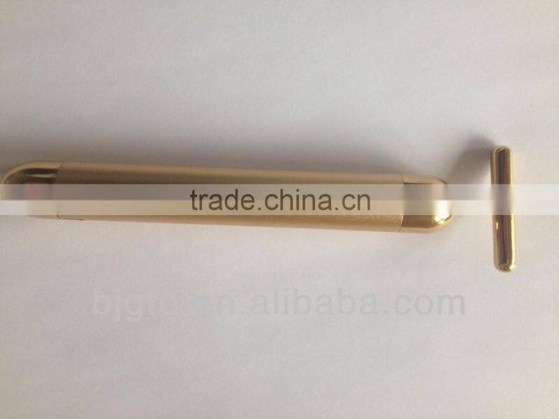 Electric 24K Gold Facial Massager For Wrinkle Removal Skin Lifting